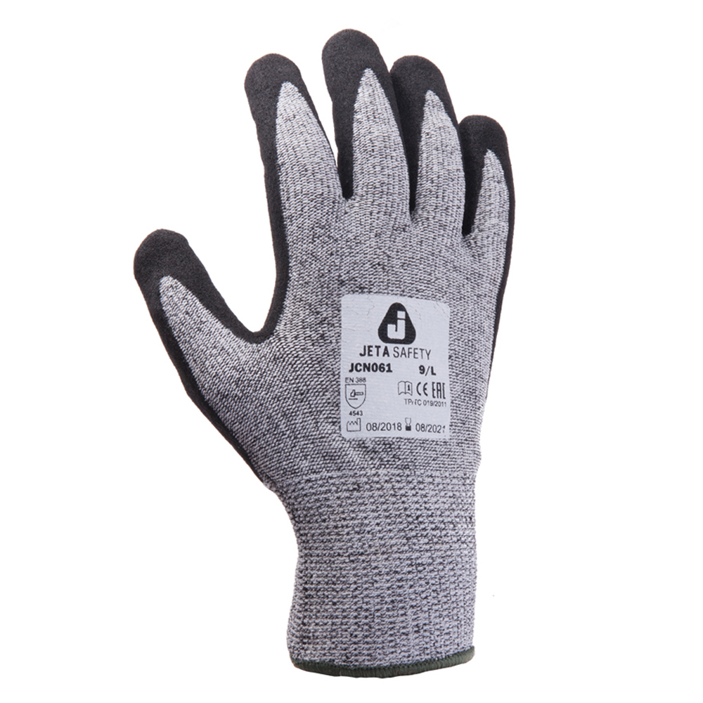 Антипорезные перчатки (5 класс) JETA SAFETY JCN061